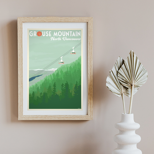 Grouse Mountain Poster - 5 x 7