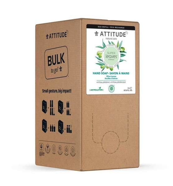 Attitude Hand Soap - 2L Box Olive Leaves