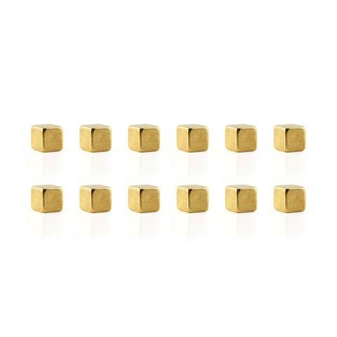 Cube Mighties Magnets - Golden 12 Pack