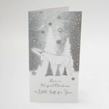 ICED SILVER WALLET - Have A Magical Christmas