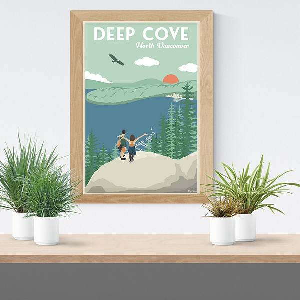Deep Cove Poster - 5 x 7
