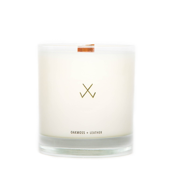Simple Collection Candle - Oakmoss + Leather