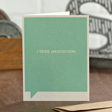 Frank & Funny: I tried meditation.