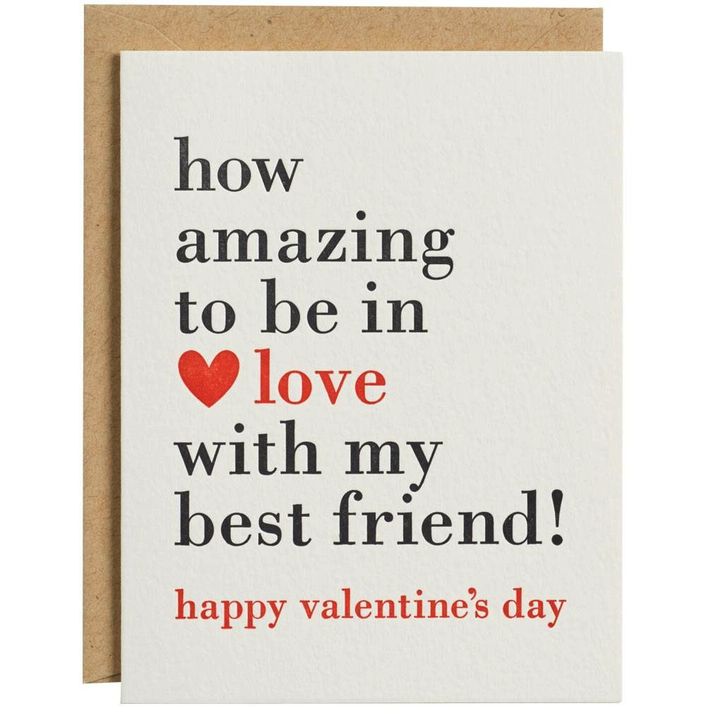 In Love With My Best Friend - Valentine's Card