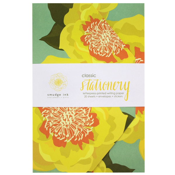 Sunny Blossoms Stationery Set
