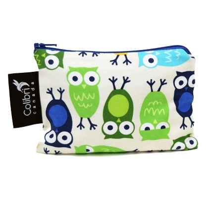 Small Snack Pouch - Owls