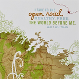 WRITE NOW JOURNAL - I take to the open road, healthy, free, the world before me.