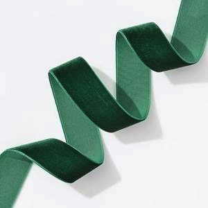 Evergreen Velvet Ribbon 1", 5yd