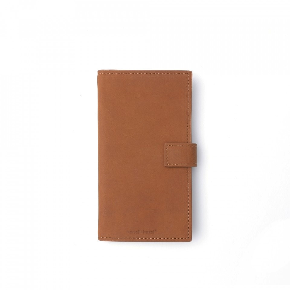 Leather Phone Case + Wallet - Camel
