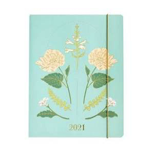 2020-2021 Jumbo Booklet-Vintage Floral Monthly Planner