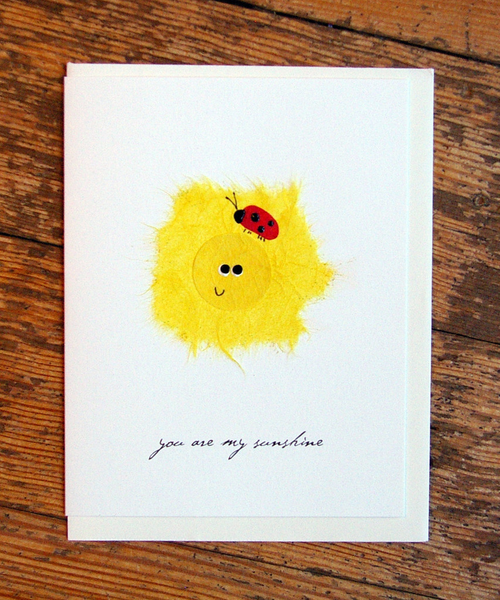 Sun With Ladybug - you are my sunshine