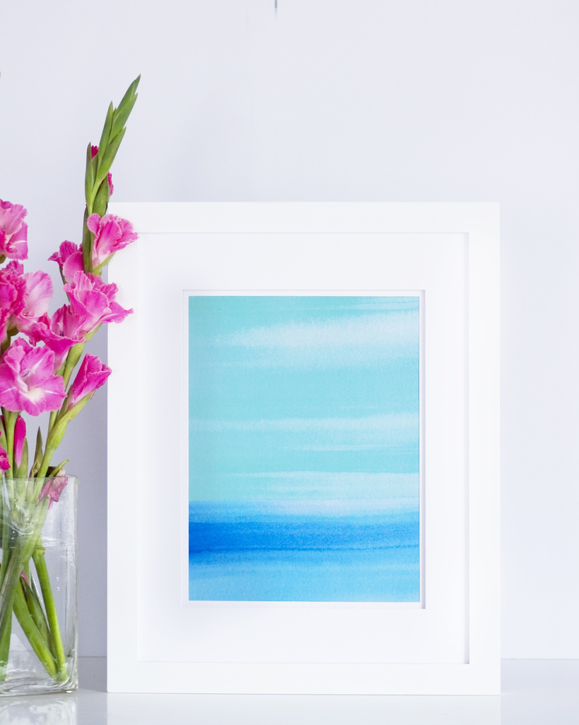 Blue Fade - art print