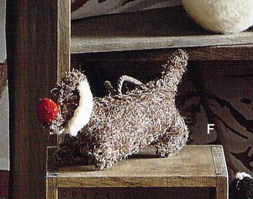 Felt Ornament - Rudy Dachshund Dog