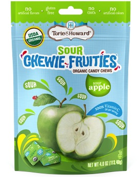Organic SOUR Fruit Chews Bag - Sour Apple