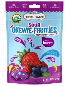 Organic SOUR Fruit Chews Bag - Sour Berry