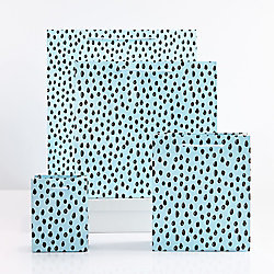 Scribble Dot on Blue Small Bag
