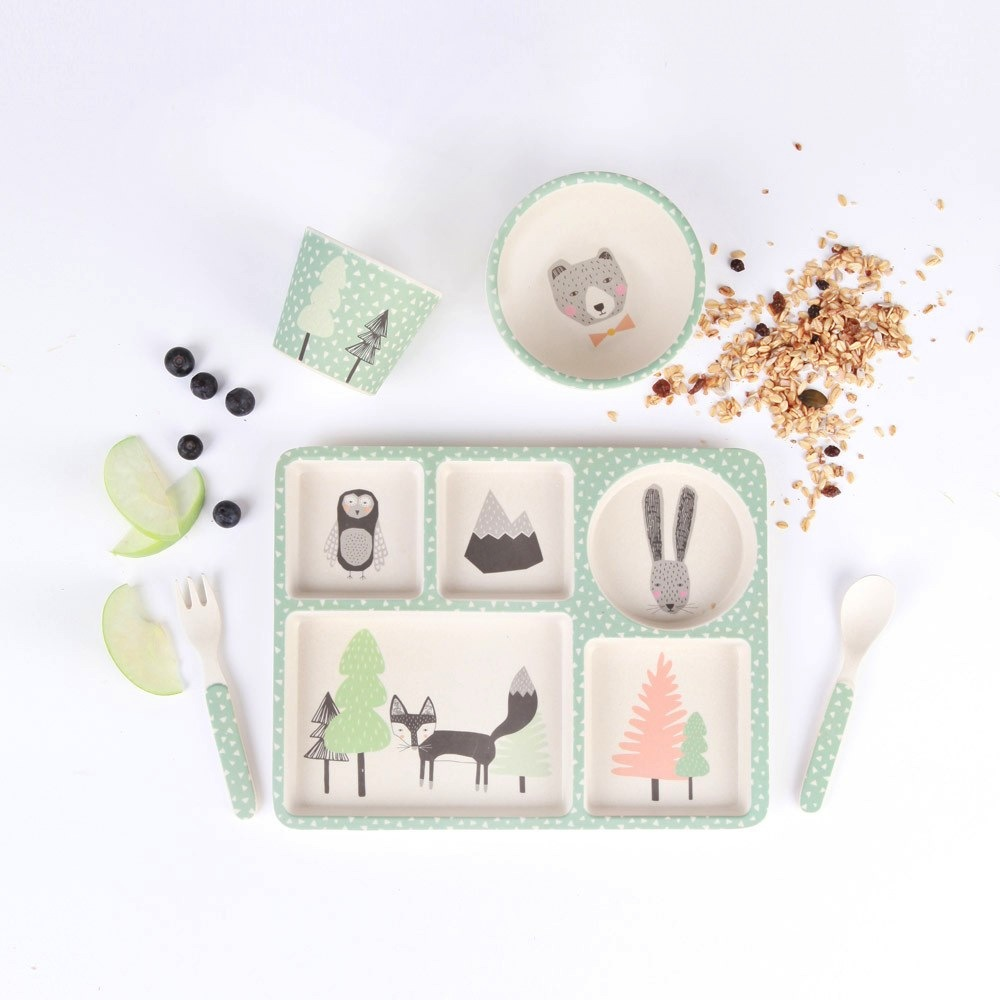 Bamboo 5pc Set - Fox and Friends
