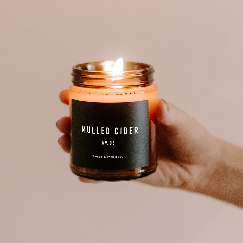 Mulled Cider Soy Candle | Amber Jar Candle