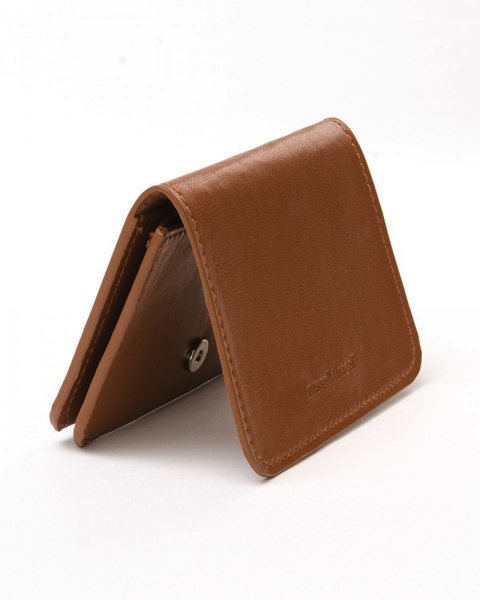 Vegan Leather Card Holder - Camel