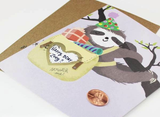 Sloth Scratch-off Card