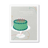 "A Multitude Of Small Delights Constitutes Happiness." - Charles Baudelaire. Happy birthday card.