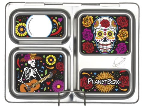 Launch Lunchbox Magnets - Skeletons