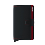 MINI Wallet - matte black & red