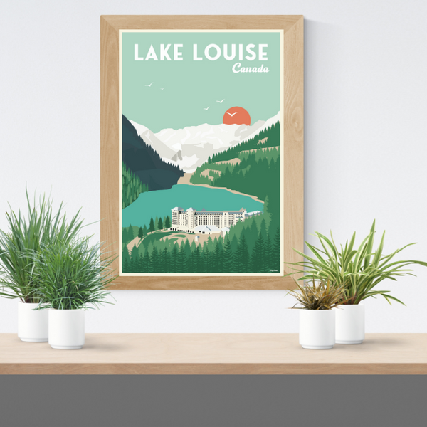 Lake Louise Poster - 5 x 7