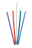 Silicone Straws | 4 + Cleaner