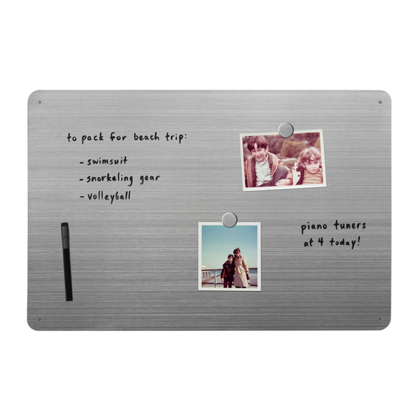 23.5 x 15" Dry-Erase Board - Stainless
