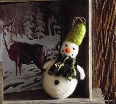Cozy Snowman Ornament