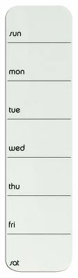 up date! Weekly Planner  – White