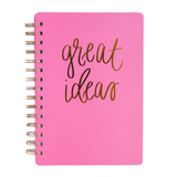 Great Ideas Pink Spirak Notebook
