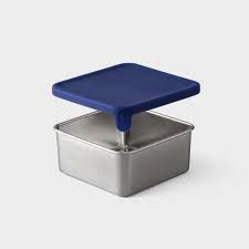 Planet Box Snack Container - Launch & Shuttle BIG Square Dipper NAVY