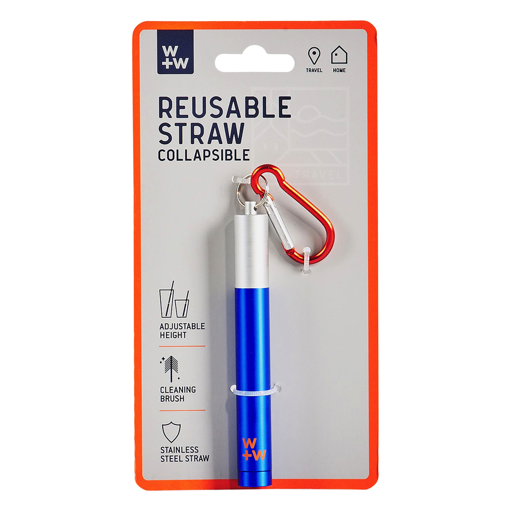 W+W Stainless Steel Reusable Straw
