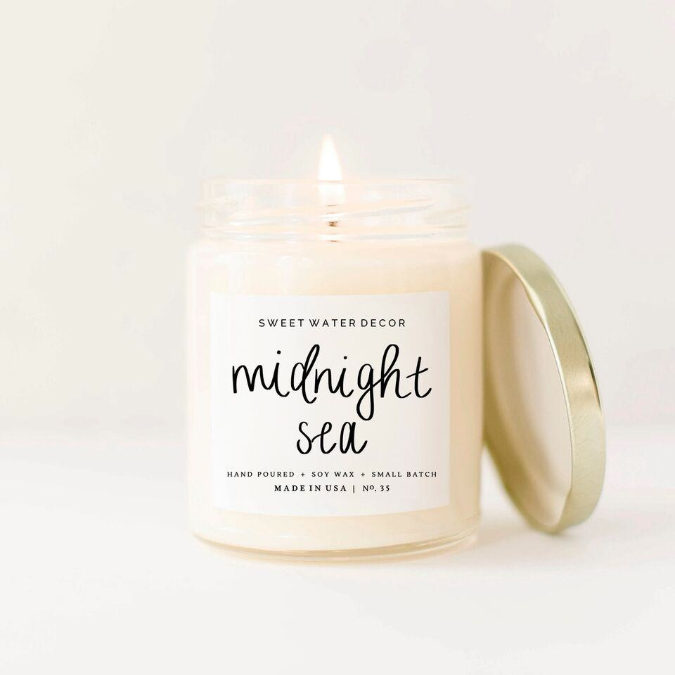 MIDNIGHT SEA SOY CANDLE - 9oz