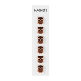 Flat Cast Magnets - Owls (Copper)