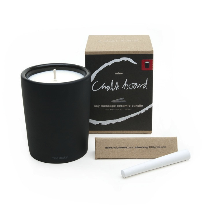 CHALKBOARD CANDLE - Sea Salt