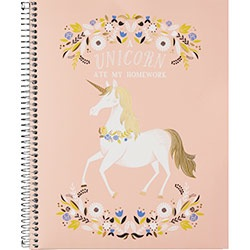 Unicorn 9x11 Notebook