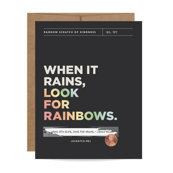 Look For Rainbows Scratch-off Card