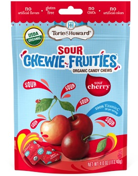 Organic SOUR Fruit Chews Bag - Sour Cherry
