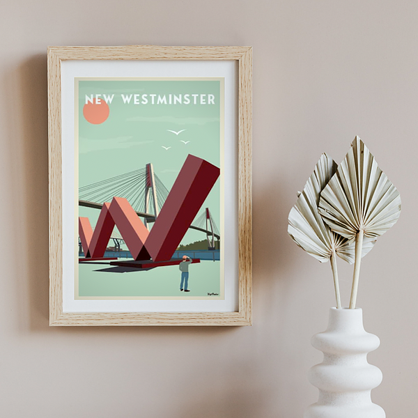 New Westminster Poster - 5 x 7