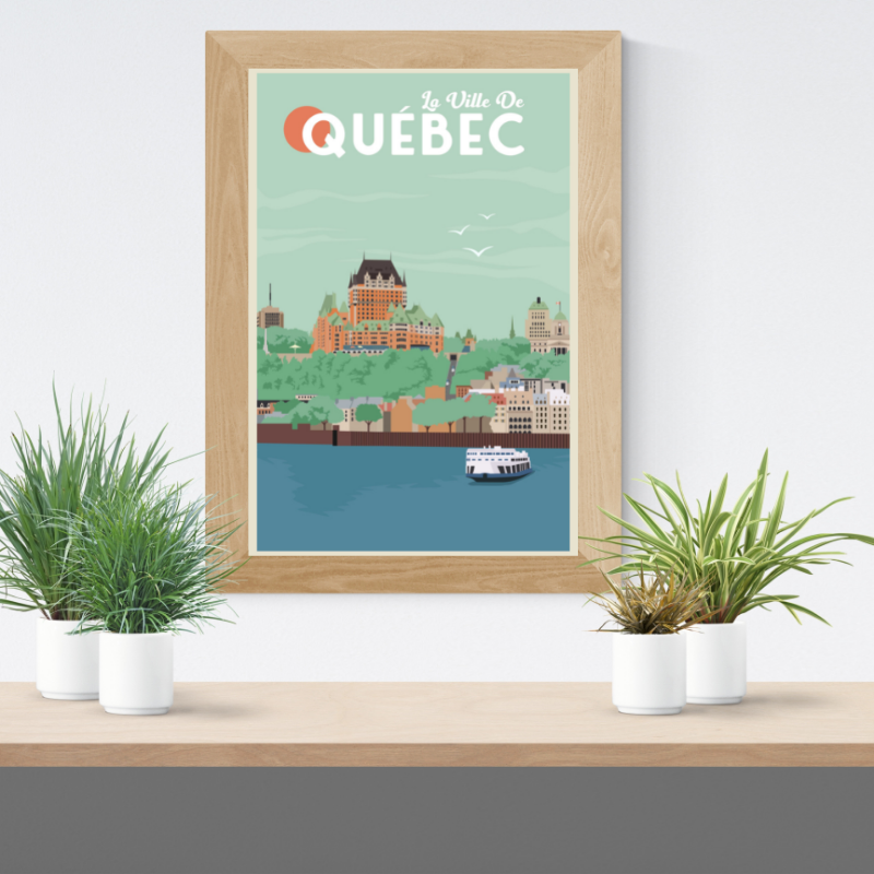 Quebec Poster - 12 x 18