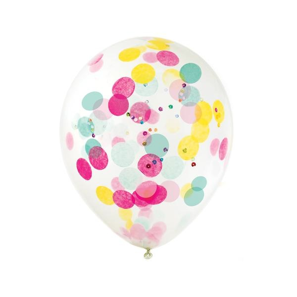 Birthday Brights Confetti Balloon - Kit - Set of 3