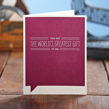 F&F Card - YOU ARE THE WORLD'S GREATEST