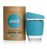 JOCO - Reusable Glass Cup - Blue 12oz