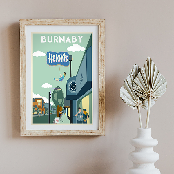 Burnaby Heights Poster - 5 x 7