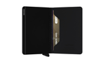 SLIM Wallet - perforated black