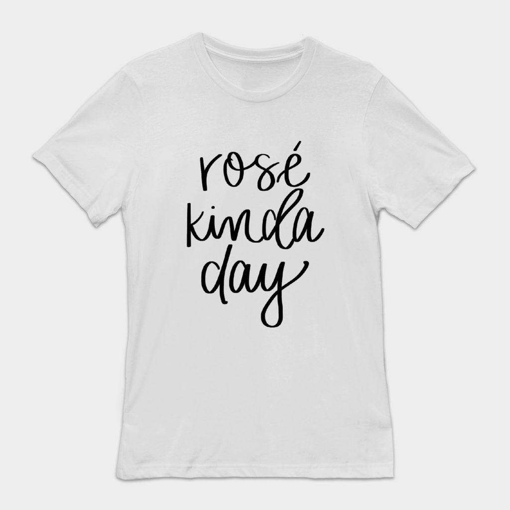 Rose Kinda Day Tee - Small / White