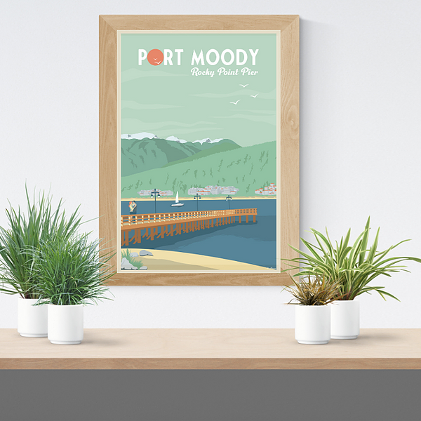 Port Moody Poster - 12 x 18
